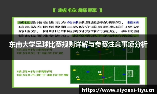 东南大学足球比赛规则详解与参赛注意事项分析